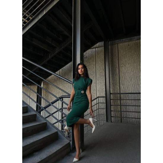 230333 "Emerald green" DRESS