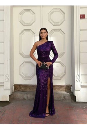 230361 PURPLE "Evening dress"