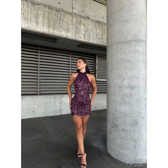 230431 PURPLE "Evening dress"