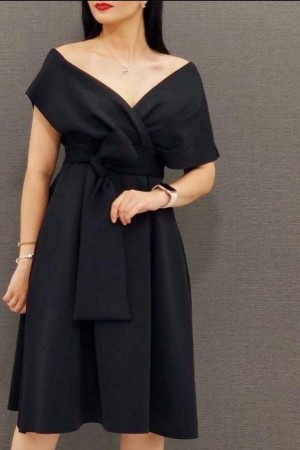 230438 SİYAH ABİYE