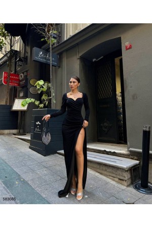 230444 SİYAH ABİYE