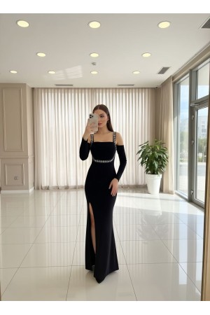 230452 SİYAH ABİYE