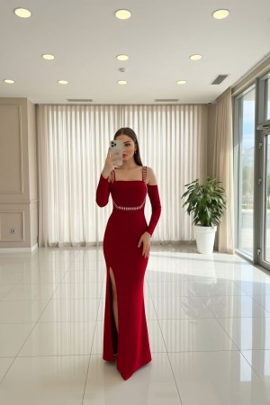 230454 RED "Evening dress"