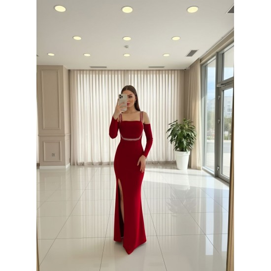 230454 RED "Evening dress"