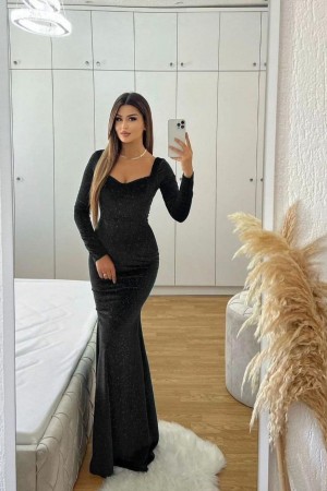 230464 SİYAH ABİYE