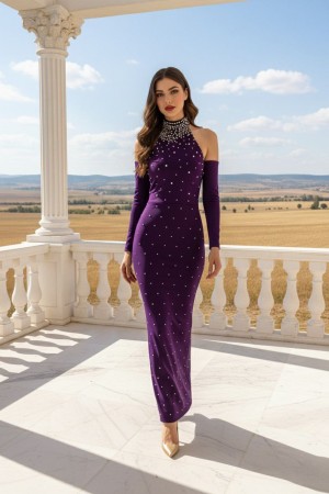 230483 PURPLE "Evening dress"