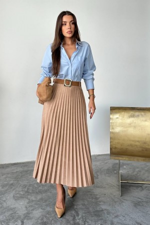 230529 BEIGE SKIRT