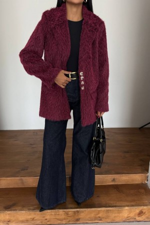 230537 Burgundy JACKET