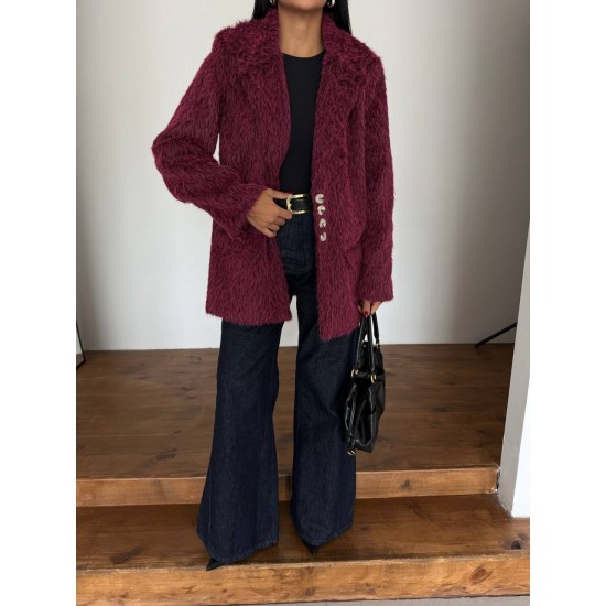 230537 Burgundy JACKET