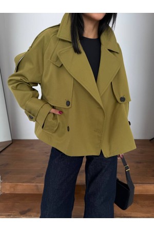 230556 YEŞİL TRENÇKOT