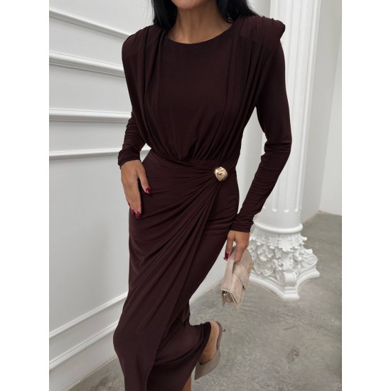 230582 KAHVE ELBİSE