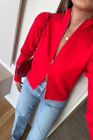 230630 RED CARDIGAN