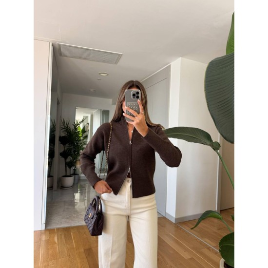 230632 COFFEE CARDIGAN