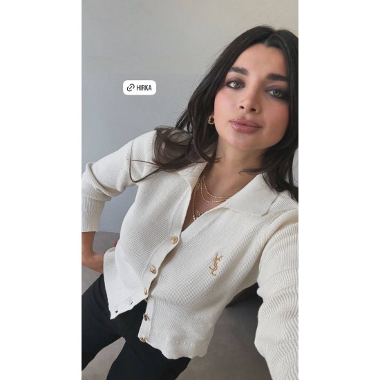 230638 WHITE CARDIGAN