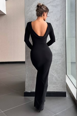 230742 SİYAH ELBİSE