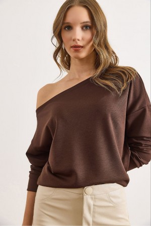 230753 COFFEE BLOUSE