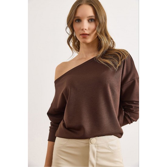 230753 COFFEE BLOUSE