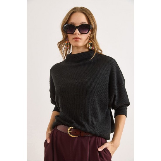 230758 BLACK BLOUSE