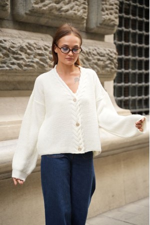 230788 WHITE CARDIGAN