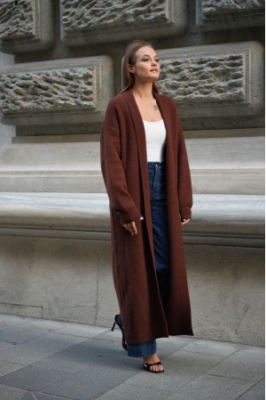 230807 COFFEE CARDIGAN