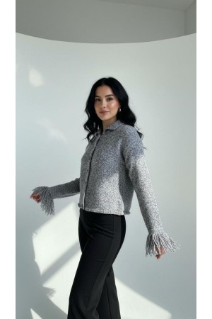 230816 GRAY CARDIGAN