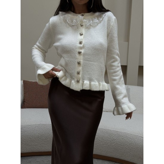 230840 WHITE CARDIGAN