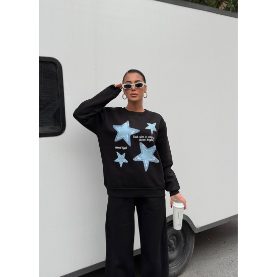 230881 SİYAH EŞOFMAN TAKIM