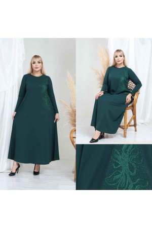 230926 ZÜMRÜT YEŞİL ELBİSE