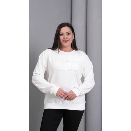 230940 BEYAZ SWEAT