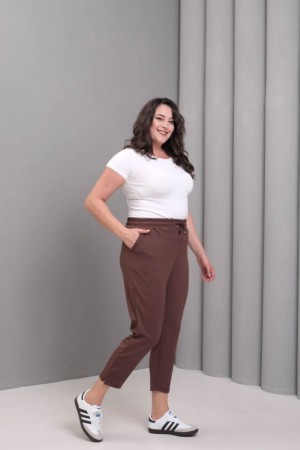 230960 KAHVE PANTOLON