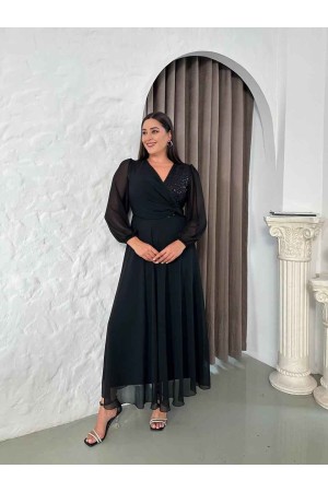 230975 SİYAH ELBİSE
