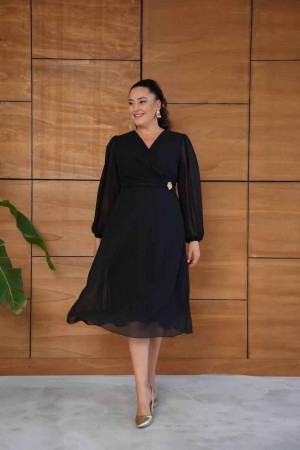 230986 SİYAH ELBİSE