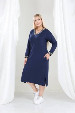 231001 LACİVERT ELBİSE