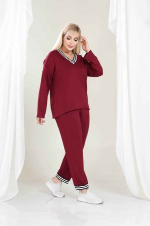 231007 Burgundy "Tracksuit Team"