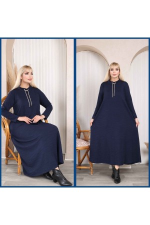 231013 LACİVERT ELBİSE