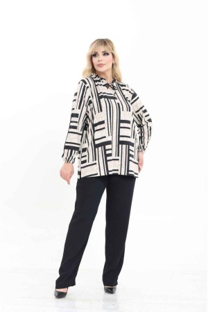 231039 DESENLİ BLUZ