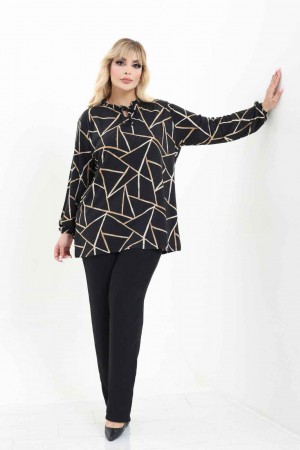 231040 DESENLİ BLUZ