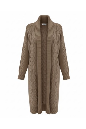 231076 COFFEE CARDIGAN