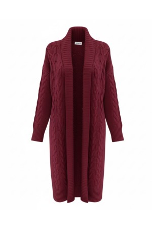 231080 Burgundy CARDIGAN