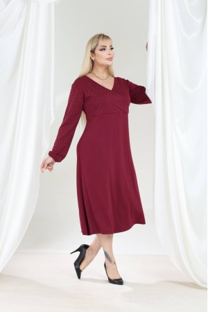 231101 BORDO ELBİSE
