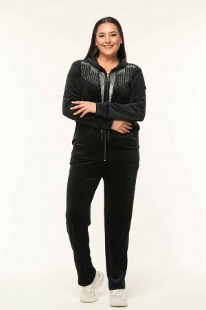 231147 SİYAH EŞOFMAN TAKIM