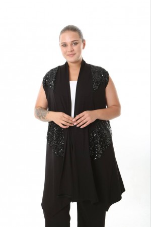 231190 SİYAH HIRKA YELEK