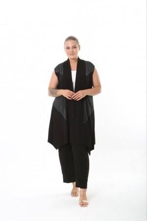 231191 SİYAH HIRKA YELEK