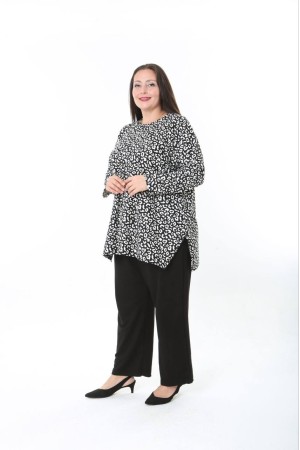 231206 DESENLİ BLUZ YELEK