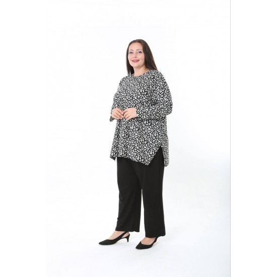 231206 DESENLİ BLUZ YELEK