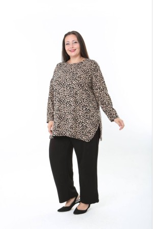 231209 DESENLİ BLUZ YELEK