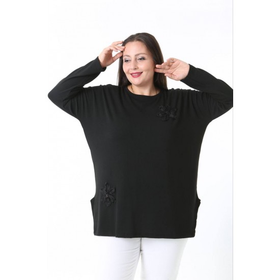 231214 BLACK BLOUSE WAISTCOAT