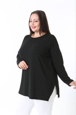 231216 SİYAH BLUZ UZUN