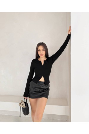231235 SİYAH BLUZ
