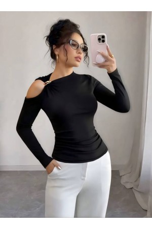 231238 BLACK BLOUSE